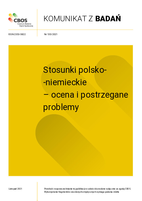 Okładka komunikatu Nr 135/2021