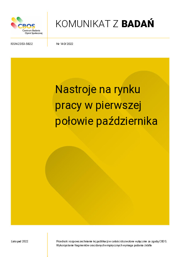 Okładka komunikatu Nr 140/2022