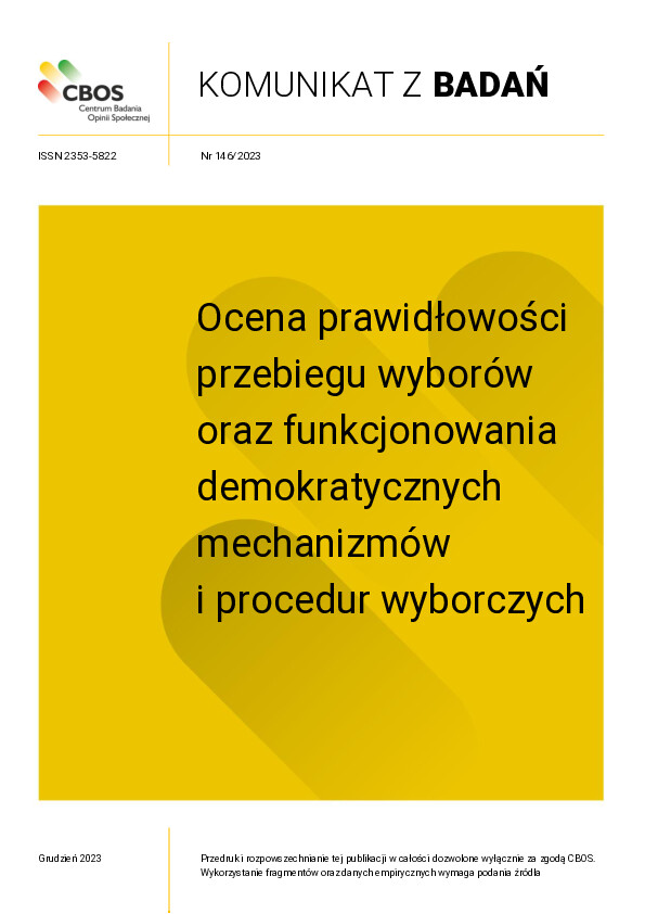 Okładka komunikatu Nr 146/2023
