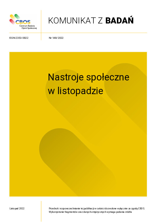 Okładka komunikatu Nr 148/2022