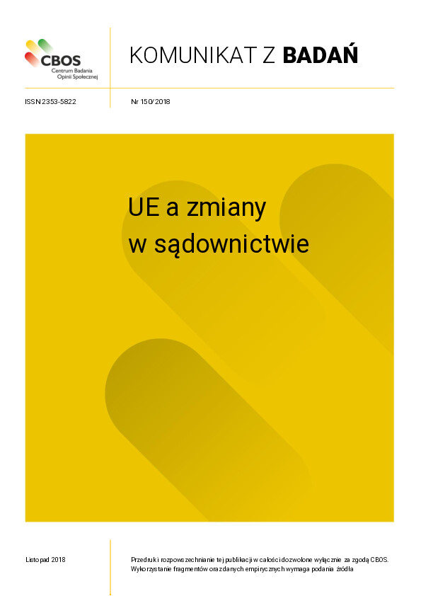 Okładka komunikatu Nr 150/2018