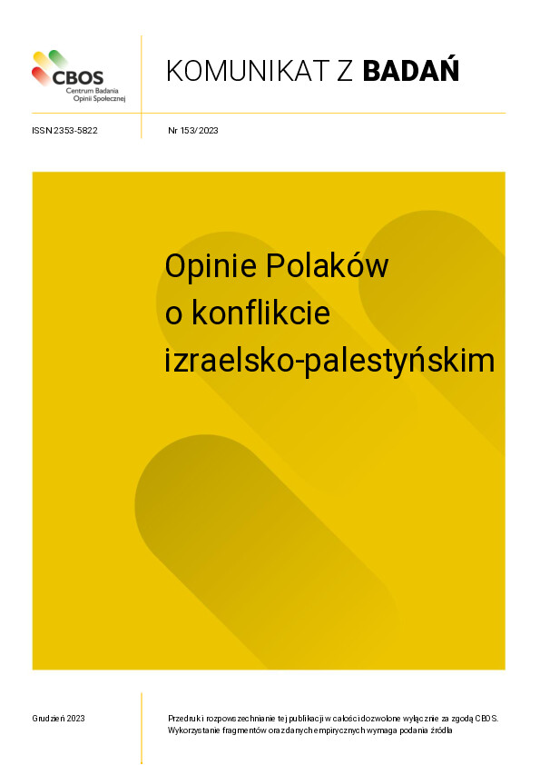 Okładka komunikatu Nr 153/2023