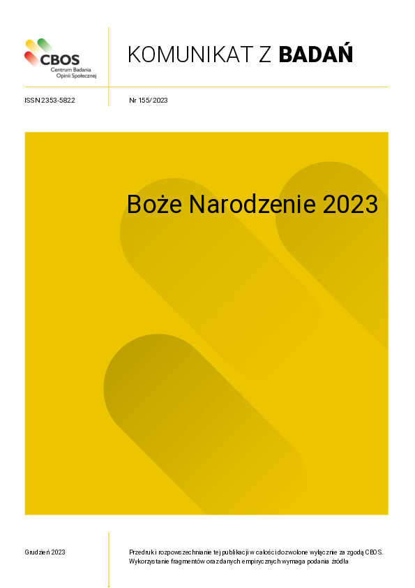 Okładka komunikatu Nr 155/2023