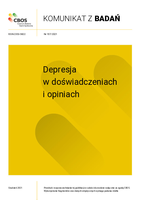 Okładka komunikatu Nr 157/2021