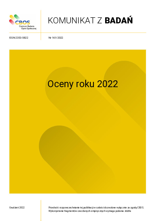Okładka komunikatu Nr 161/2022
