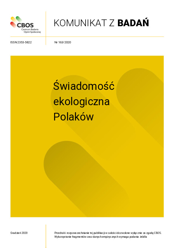 Okładka komunikatu Nr 163/2020